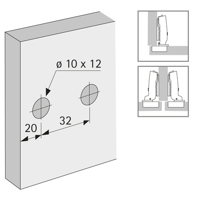 SENSYS LINEAR FESTEPLATE MED MUFFE
